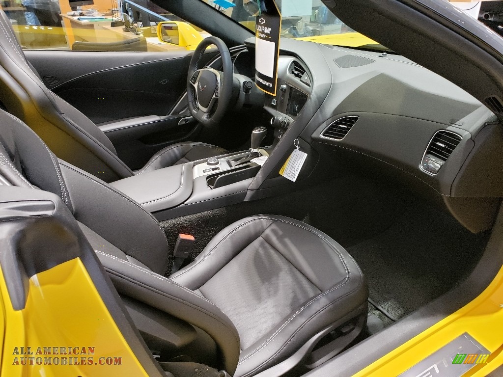 2019 Corvette Stingray Convertible - Corvette Racing Yellow Tintcoat / Black photo #7