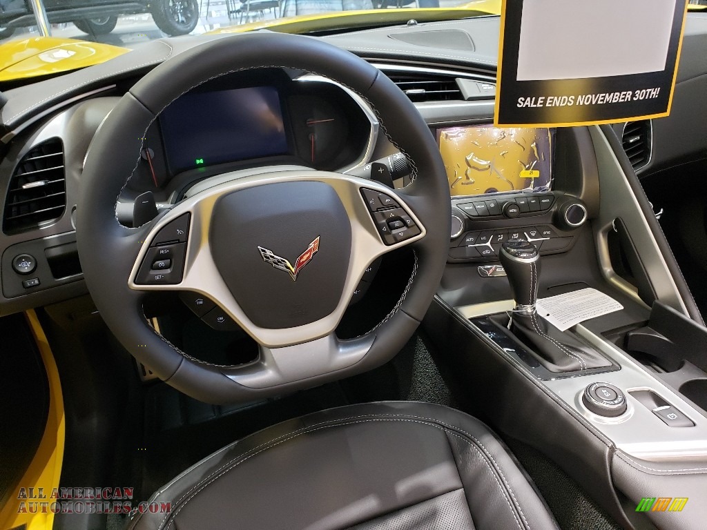 2019 Corvette Stingray Convertible - Corvette Racing Yellow Tintcoat / Black photo #11