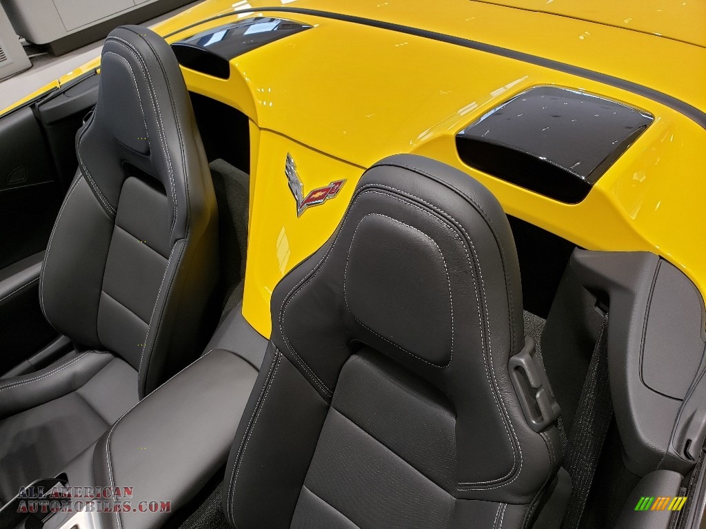 2019 Corvette Stingray Convertible - Corvette Racing Yellow Tintcoat / Black photo #12