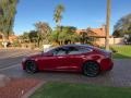 Tesla Model S P100D Red Multi-Coat photo #24