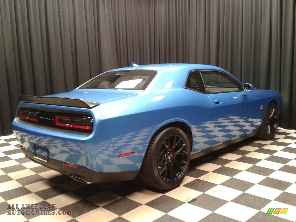 2018 Challenger R/T Scat Pack - B5 Blue Pearl / Black photo #6