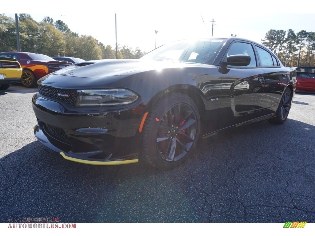 2019 Charger R/T - Pitch Black / Black photo #3