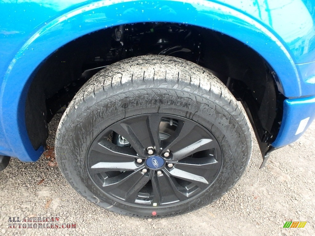 2019 F150 XLT Sport SuperCrew 4x4 - Velocity Blue / Sport Black/Red photo #9
