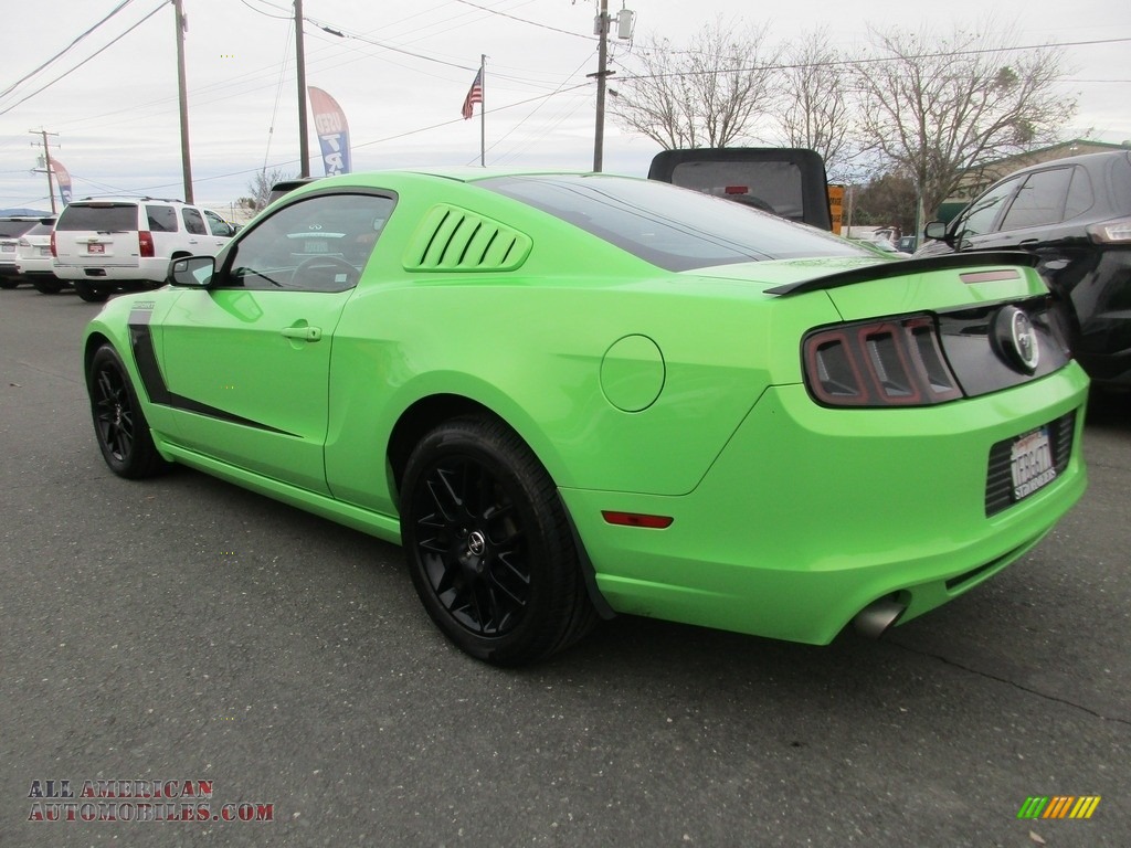 2014 Mustang V6 Premium Coupe - Gotta Have it Green / Charcoal Black photo #5