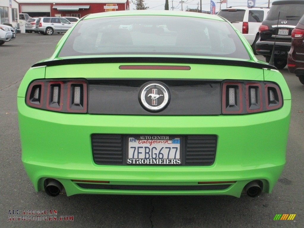 2014 Mustang V6 Premium Coupe - Gotta Have it Green / Charcoal Black photo #6