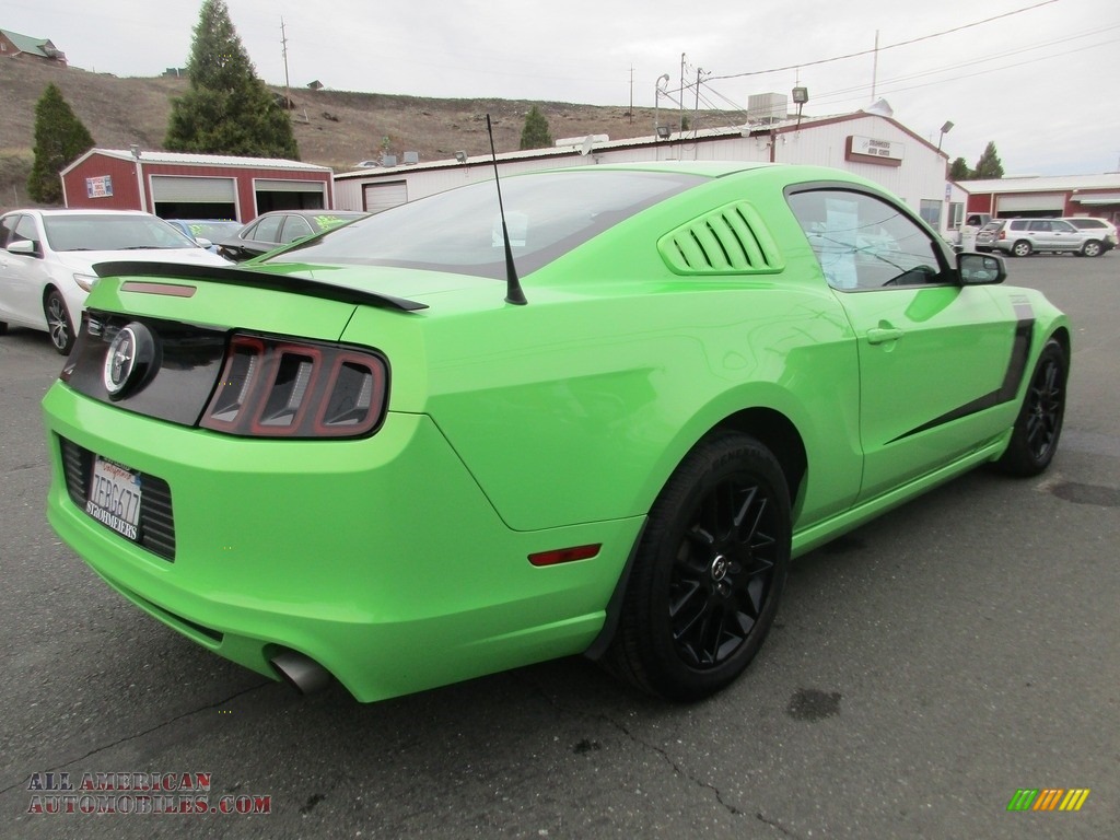 2014 Mustang V6 Premium Coupe - Gotta Have it Green / Charcoal Black photo #7