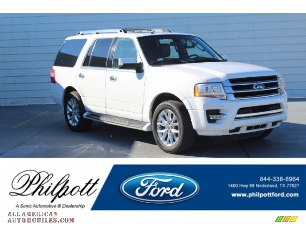 Oxford White / Ebony Ford Expedition Limited