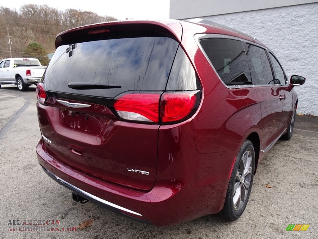 2019 Pacifica Limited - Velvet Red Pearl / Deep Mocha/Black photo #5