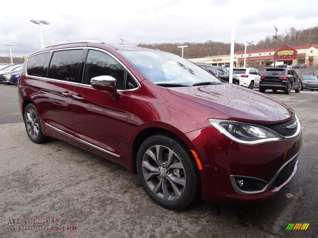 2019 Pacifica Limited - Velvet Red Pearl / Deep Mocha/Black photo #7