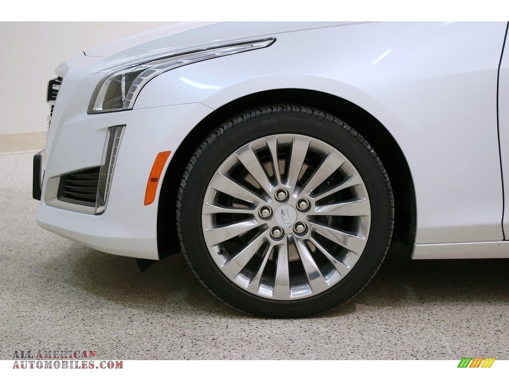 2018 CTS Luxury AWD - Crystal White Tricoat / Very Light Cashmere/Jet Black Accents photo #36