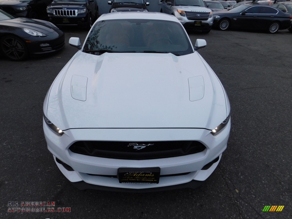 2016 Mustang GT Premium Coupe - Oxford White / Red Line photo #3
