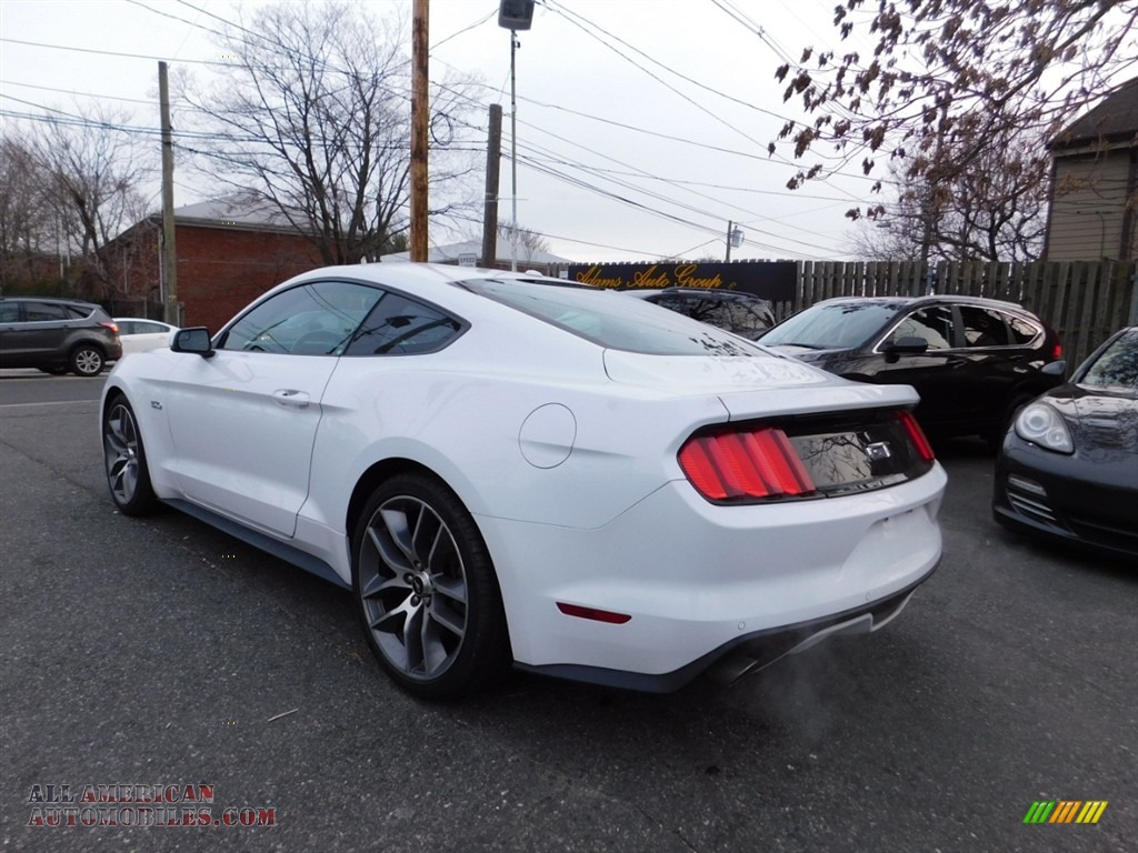 2016 Mustang GT Premium Coupe - Oxford White / Red Line photo #7