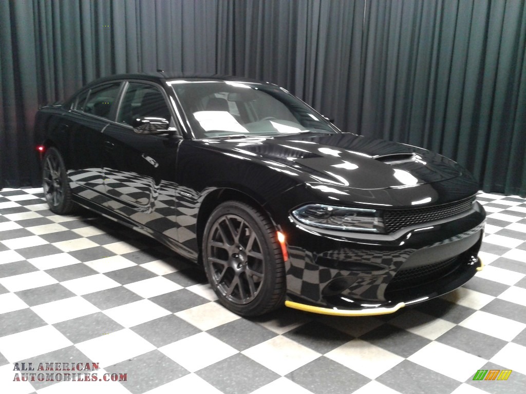 2019 Charger R/T - Pitch Black / Black photo #4