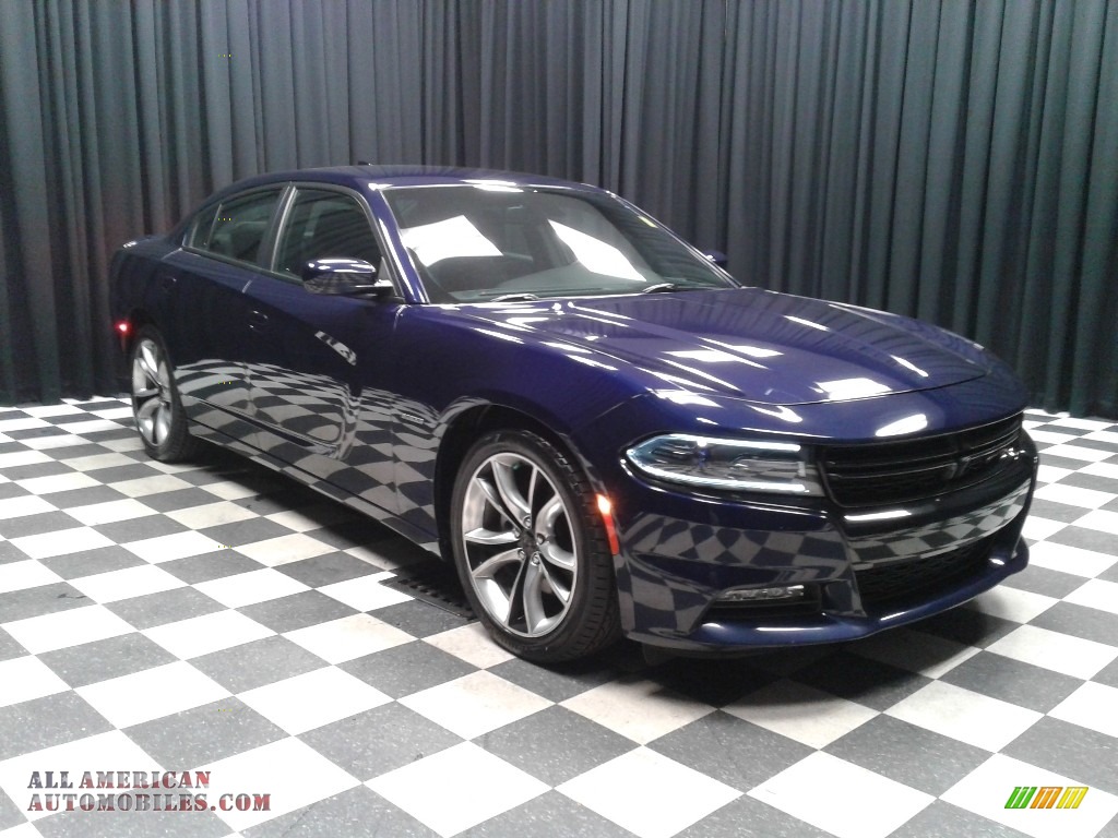 2016 Charger R/T - Jazz Blue Pearl Coat / Black photo #4