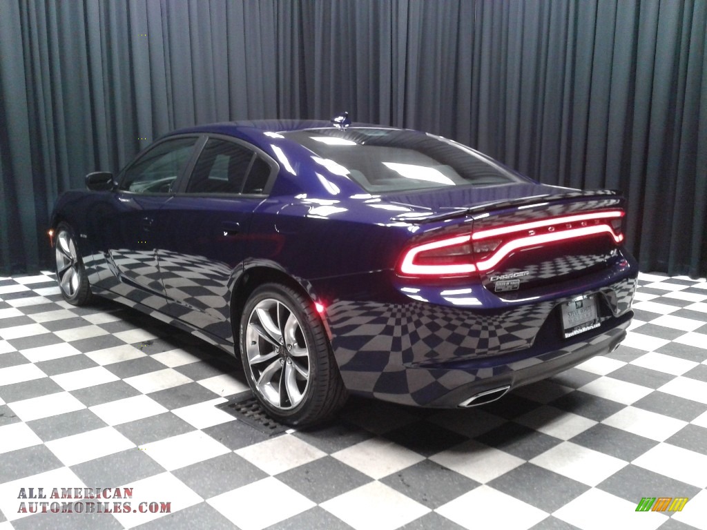 2016 Charger R/T - Jazz Blue Pearl Coat / Black photo #8
