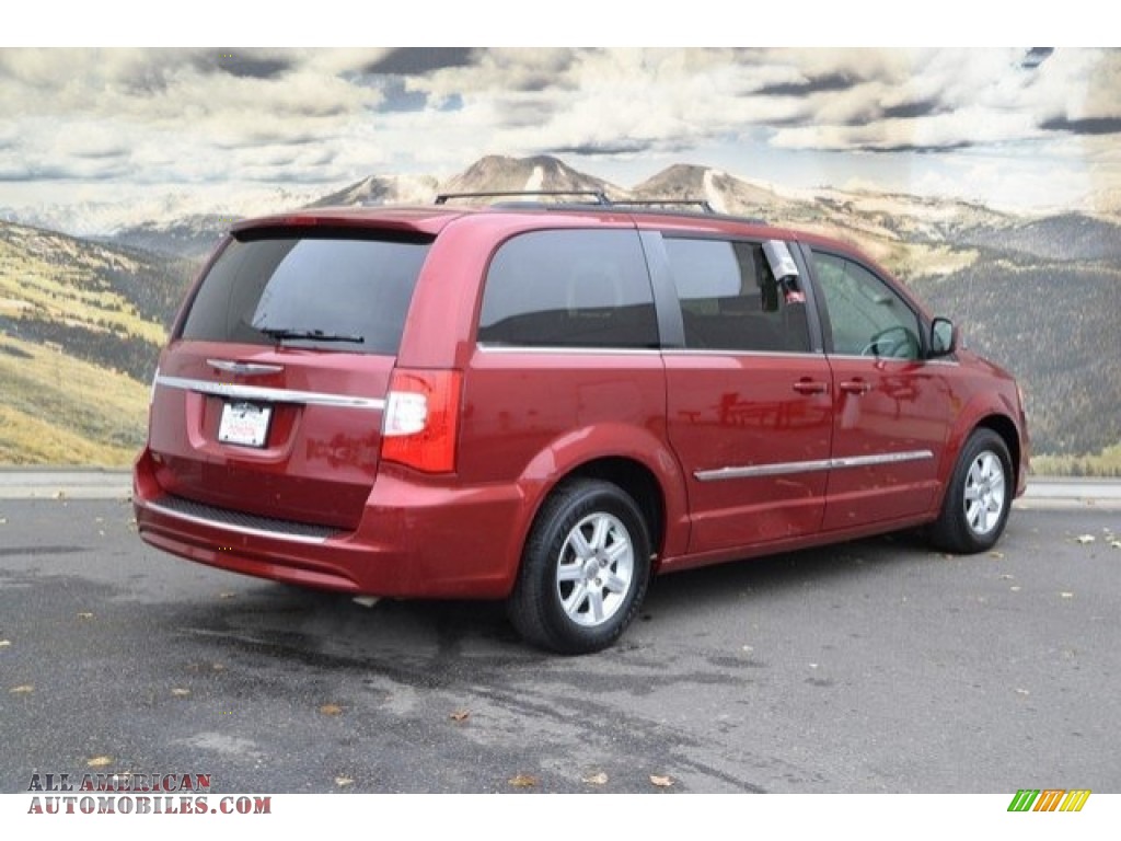 2012 Town & Country Touring - Deep Cherry Red Crystal Pearl / Black/Light Graystone photo #3