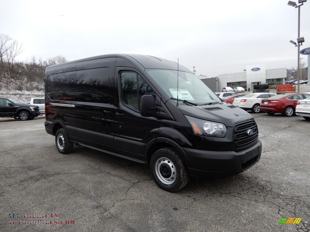 Shadow Black / Pewter Ford Transit Van 250 MR Long