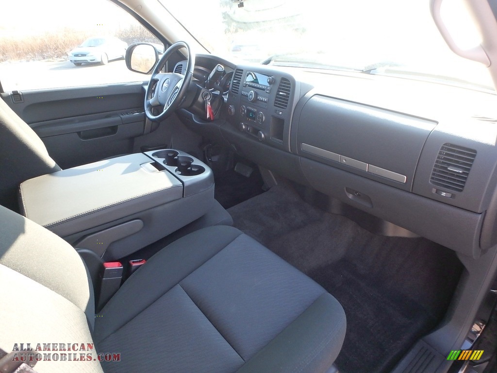 2013 Sierra 1500 SLE Extended Cab 4x4 - Deep Indigo Metallic / Ebony photo #7