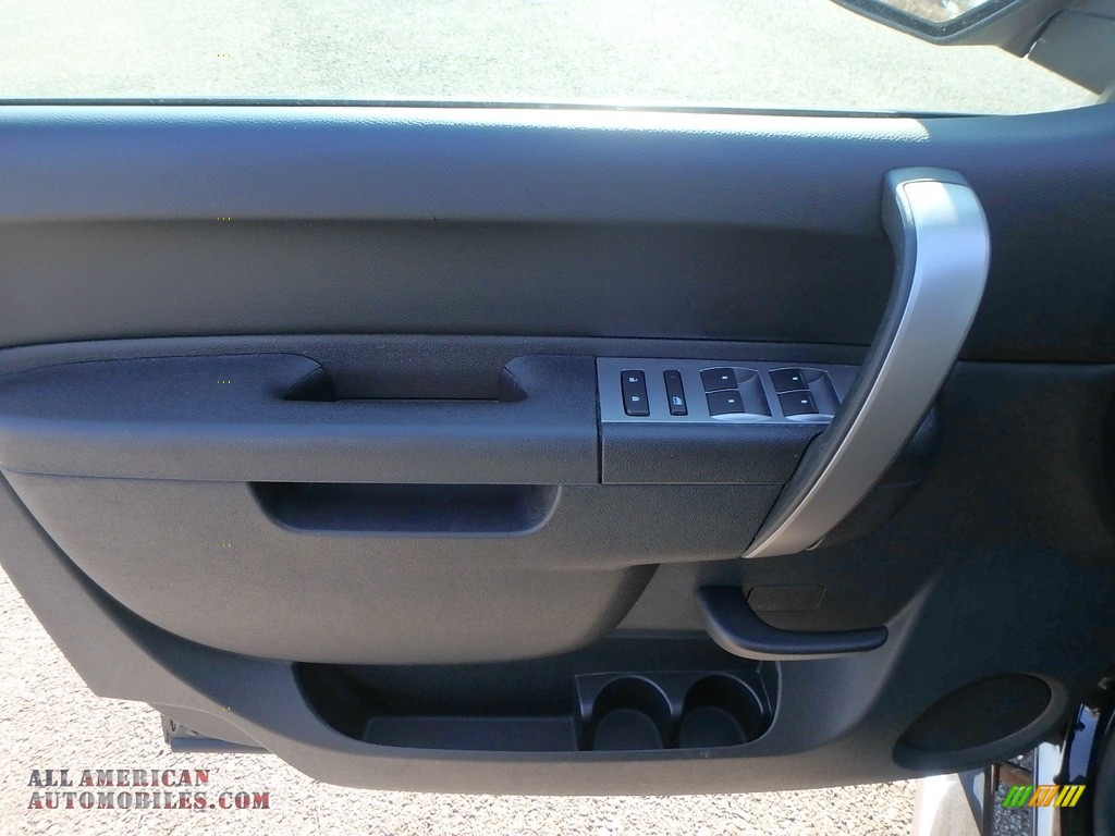 2013 Sierra 1500 SLE Extended Cab 4x4 - Deep Indigo Metallic / Ebony photo #18