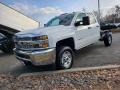 Chevrolet Silverado 2500HD Work Truck Double Cab 4WD Chassis Summit White photo #3