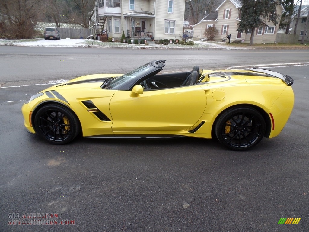 2019 Corvette Grand Sport Convertible - Corvette Racing Yellow Tintcoat / Black photo #5