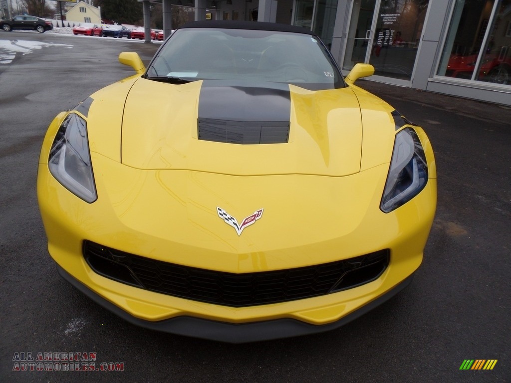 2019 Corvette Grand Sport Convertible - Corvette Racing Yellow Tintcoat / Black photo #8