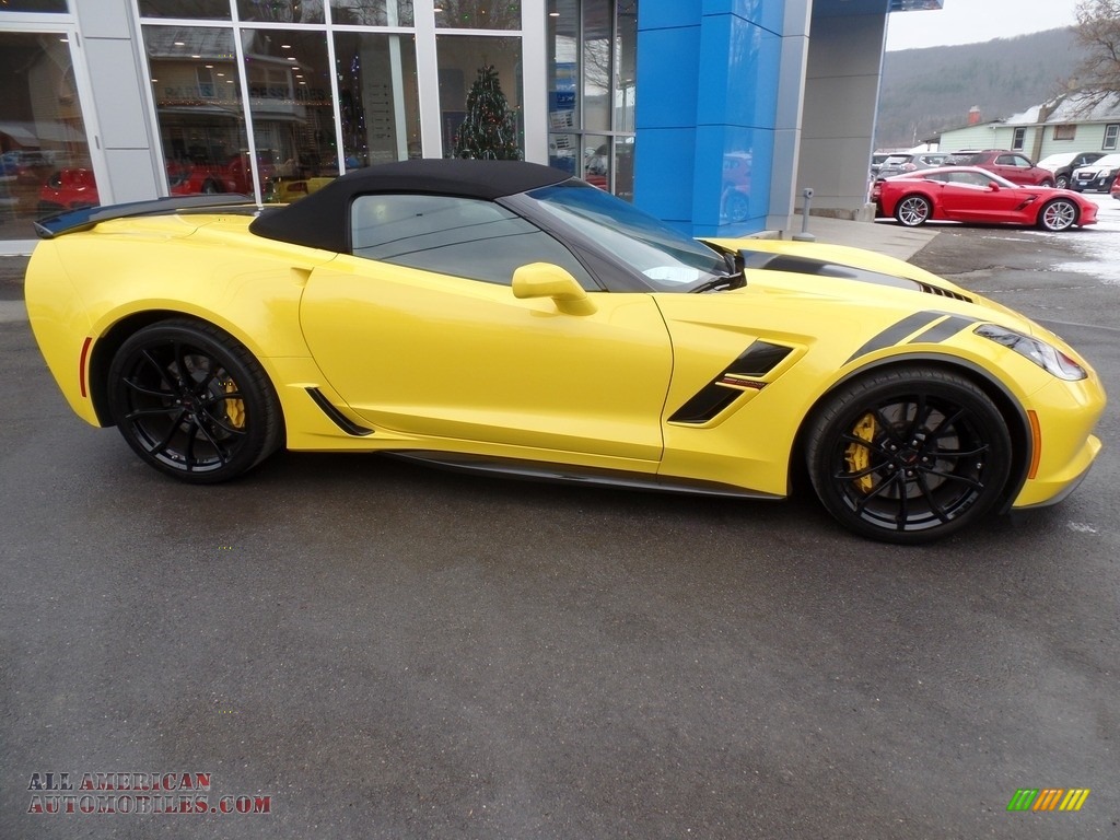 2019 Corvette Grand Sport Convertible - Corvette Racing Yellow Tintcoat / Black photo #11