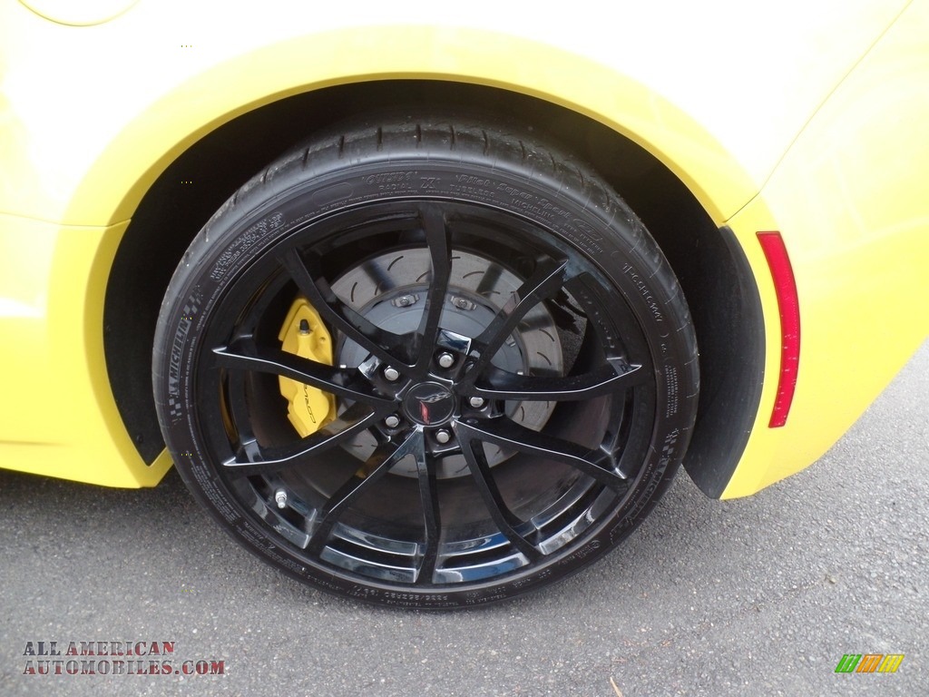2019 Corvette Grand Sport Convertible - Corvette Racing Yellow Tintcoat / Black photo #17