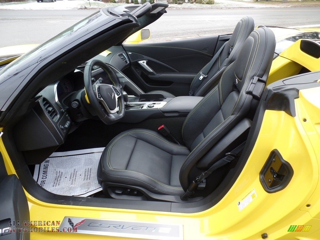 2019 Corvette Grand Sport Convertible - Corvette Racing Yellow Tintcoat / Black photo #21