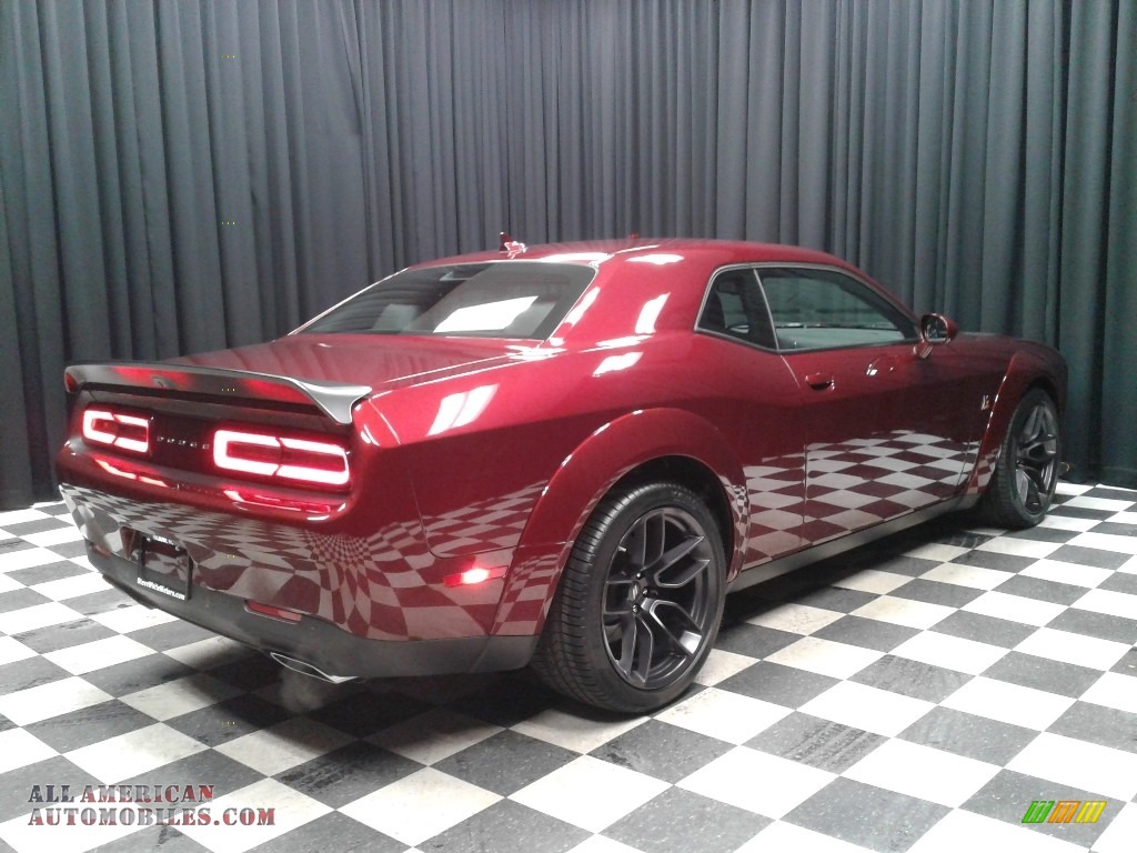 2019 Challenger R/T Scat Pack Widebody - Octane Red Pearl / Ruby Red/Black photo #6