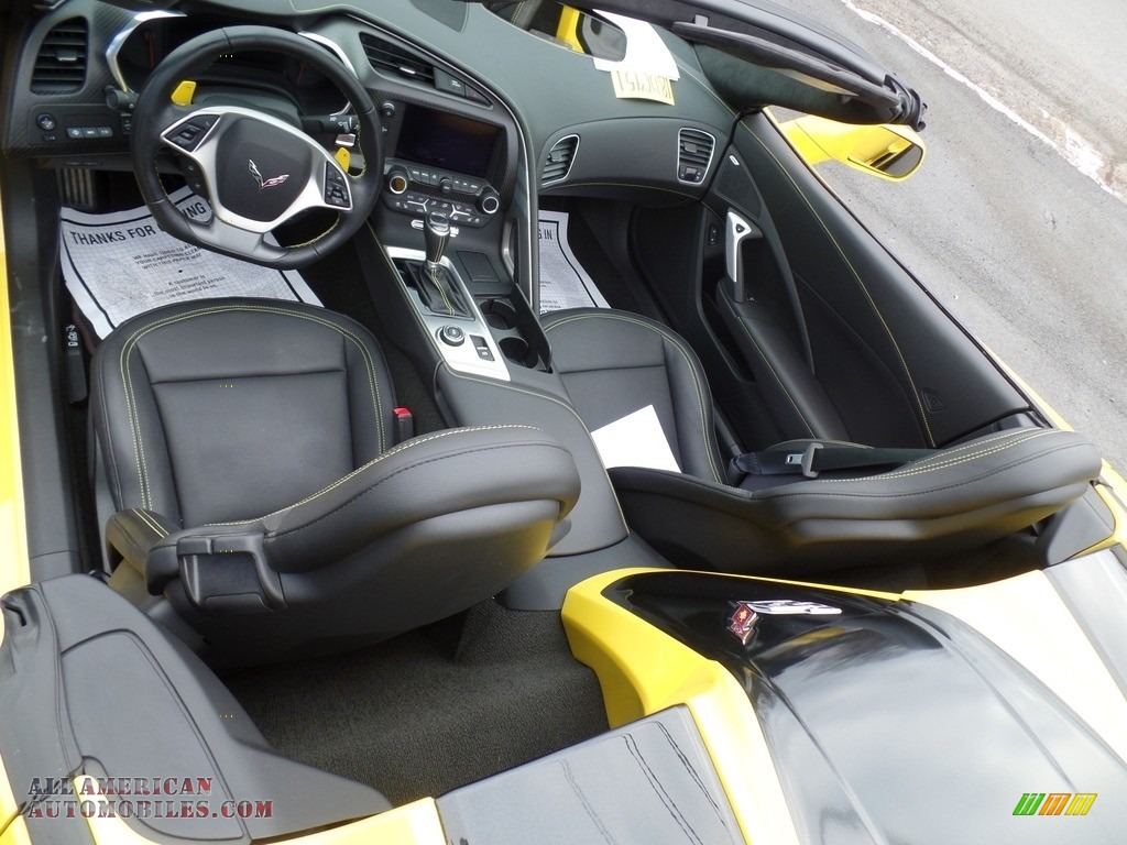 2019 Corvette Grand Sport Convertible - Corvette Racing Yellow Tintcoat / Black photo #23