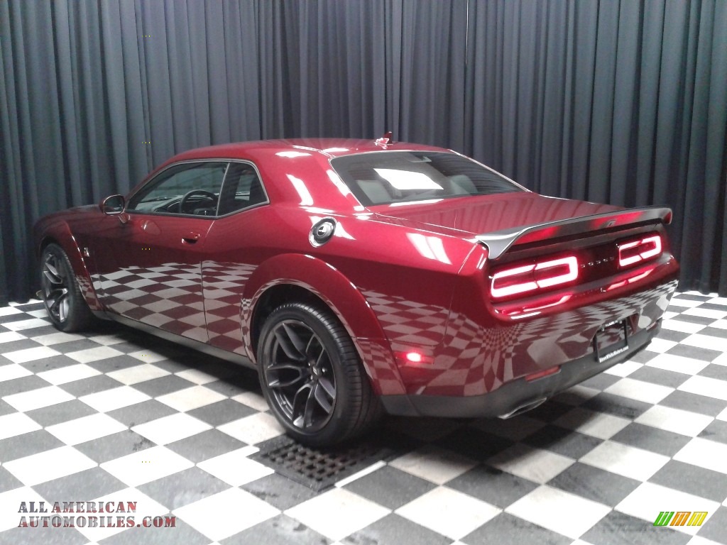 2019 Challenger R/T Scat Pack Widebody - Octane Red Pearl / Ruby Red/Black photo #8