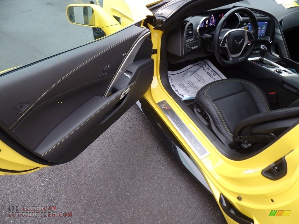2019 Corvette Grand Sport Convertible - Corvette Racing Yellow Tintcoat / Black photo #24