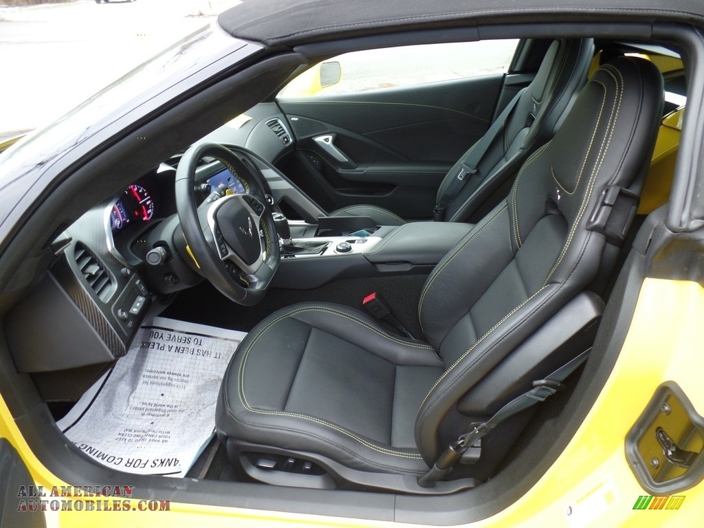 2019 Corvette Grand Sport Convertible - Corvette Racing Yellow Tintcoat / Black photo #27