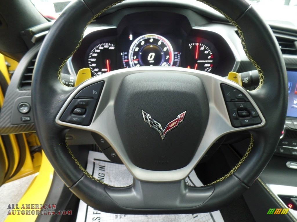 2019 Corvette Grand Sport Convertible - Corvette Racing Yellow Tintcoat / Black photo #30
