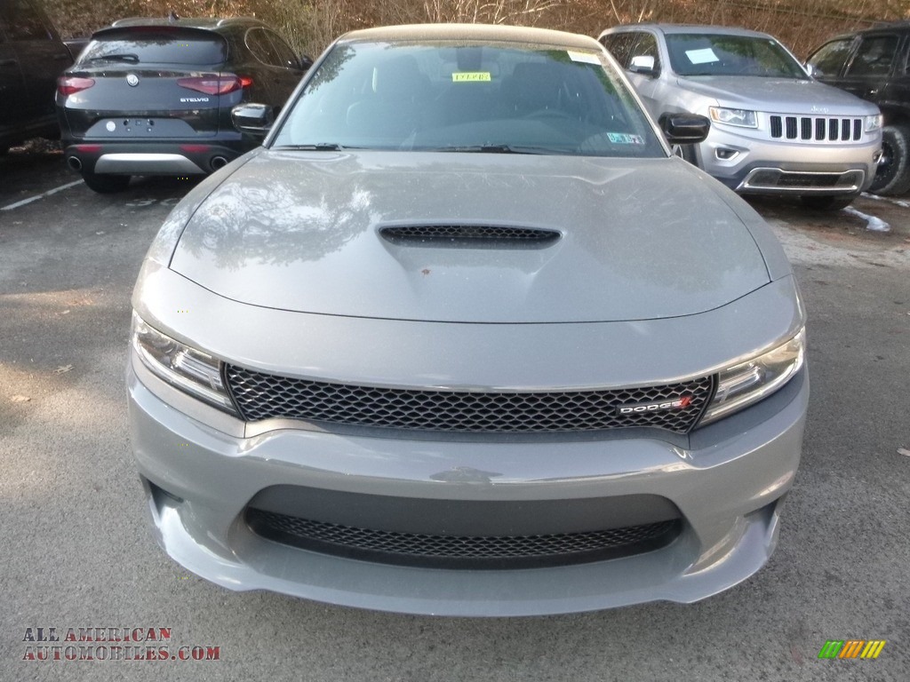 2019 Charger R/T - Destroyer Gray / Black photo #8