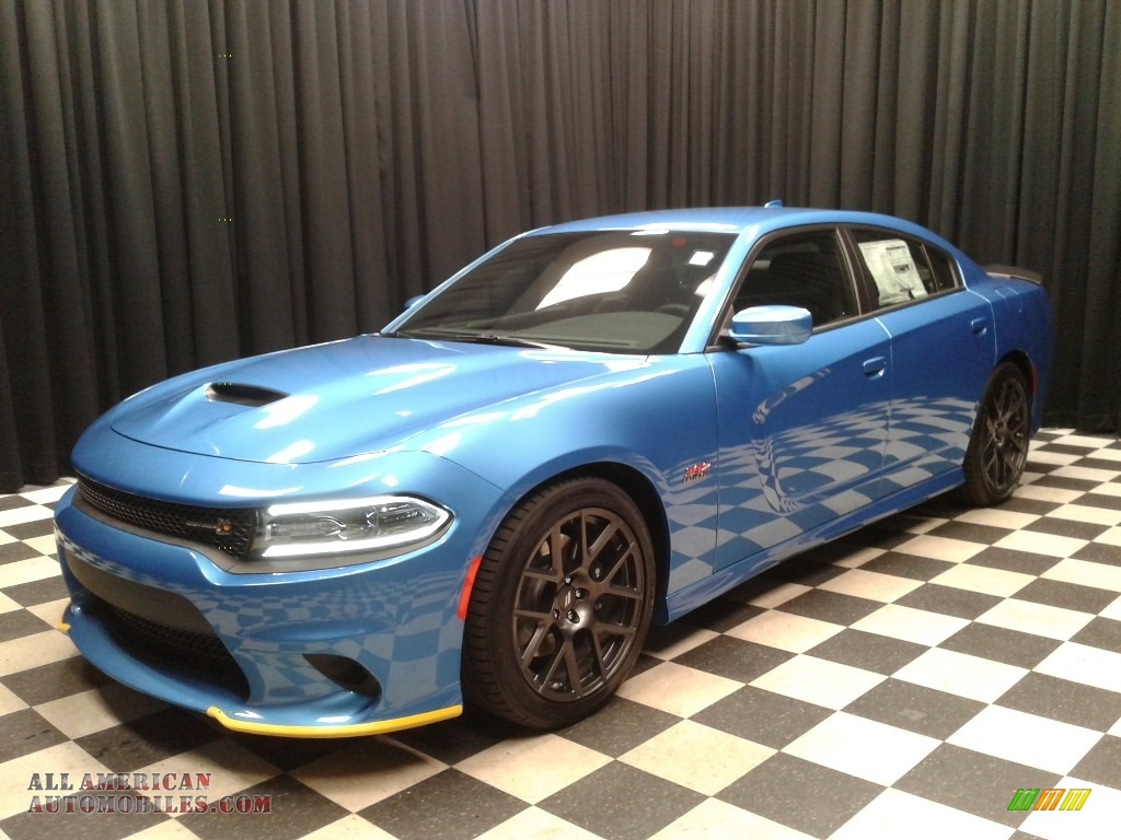 2018 Charger R/T Scat Pack - B5 Blue Pearl / Black photo #2