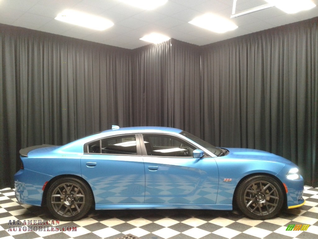 2018 Charger R/T Scat Pack - B5 Blue Pearl / Black photo #5