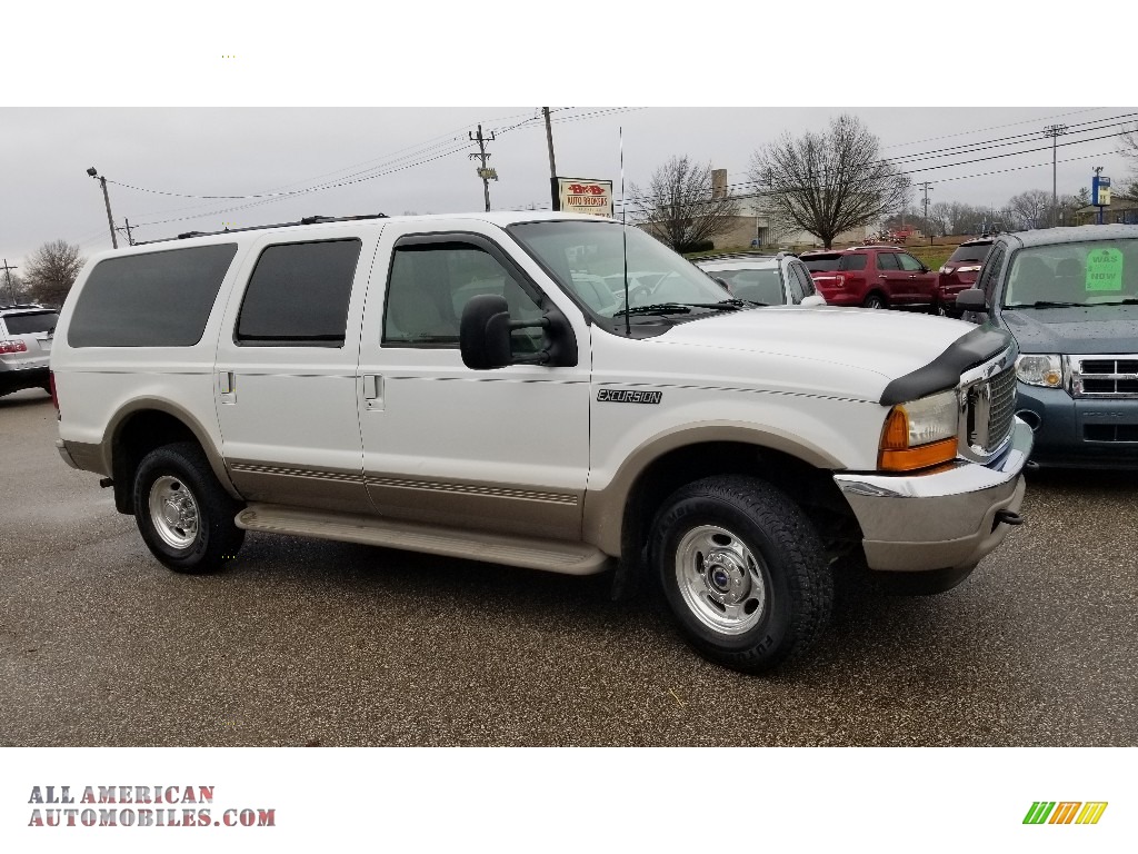 Oxford White / Medium Parchment Ford Excursion Limited 4x4