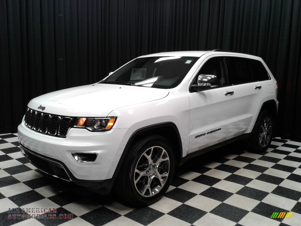 2019 Grand Cherokee Limited - Bright White / Light Frost Beige/Black photo #2