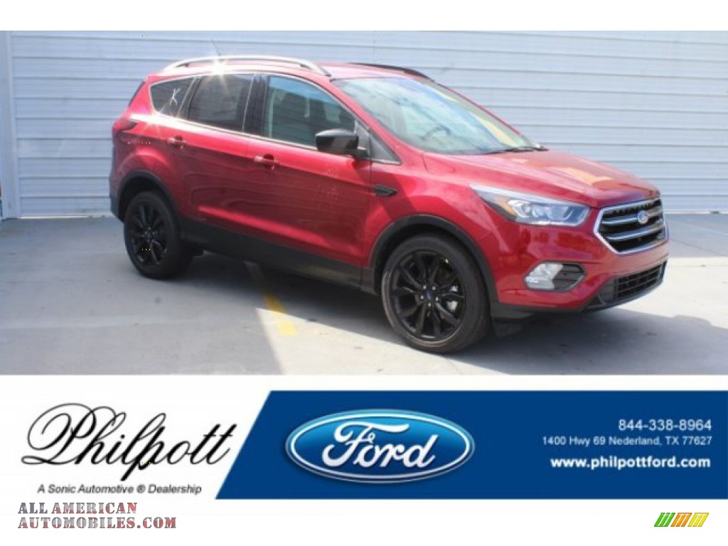 2019 Escape SE - Ruby Red / Chromite Gray/Charcoal Black photo #1