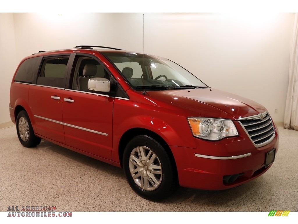 Inferno Red Crystal Pearlcoat / Medium Slate Gray/Light Shale Chrysler Town & Country Limited