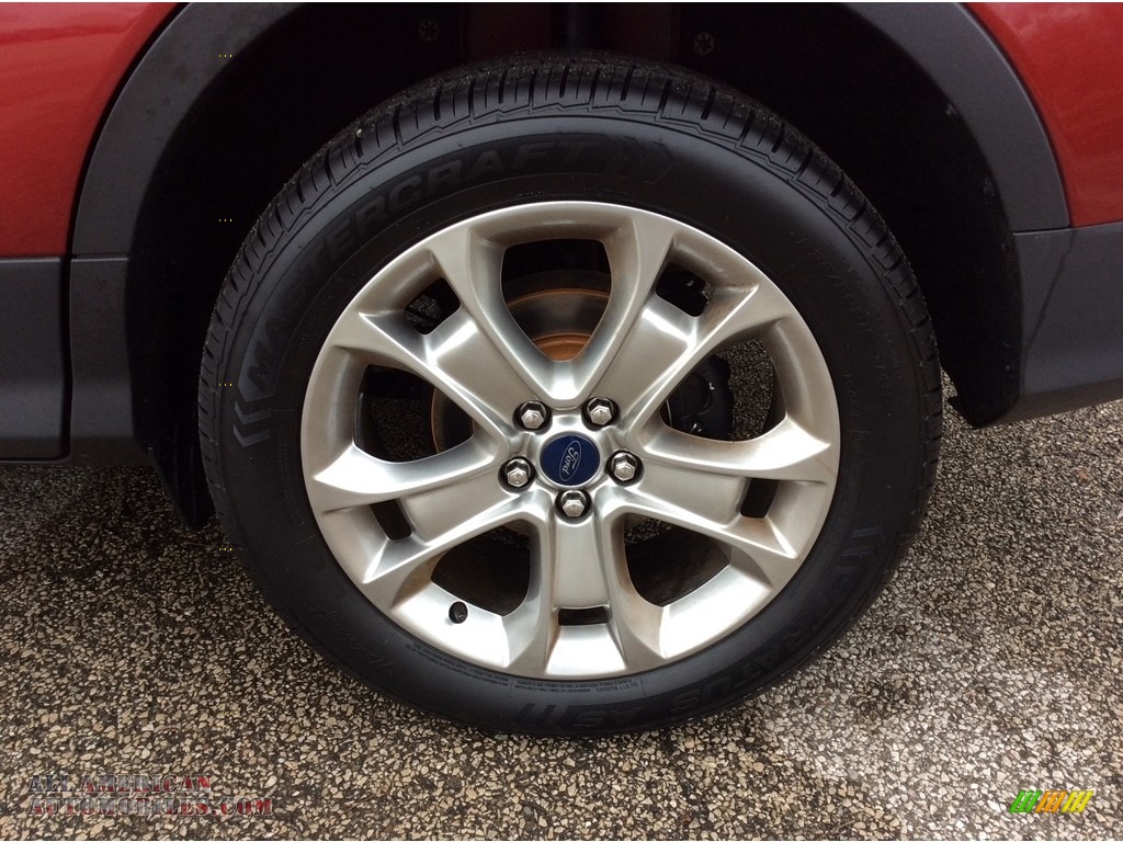 2014 Escape Titanium 1.6L EcoBoost 4WD - Ruby Red / Charcoal Black photo #11