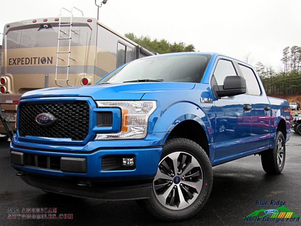 2019 Ford F150 Xlt Supercrew 4x4 In Velocity Blue A51351 All