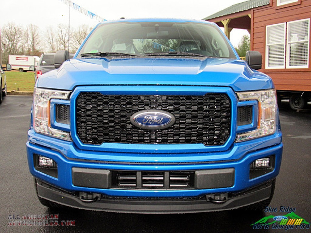 2019 Ford F150 Xlt Supercrew 4x4 In Velocity Blue Photo 5 A51351