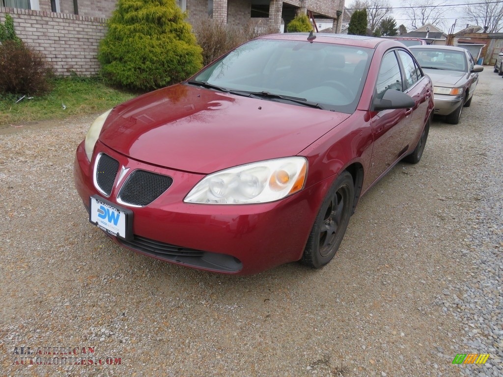 2008 G6 Sedan - Performance Red Metallic / Ebony Black photo #9
