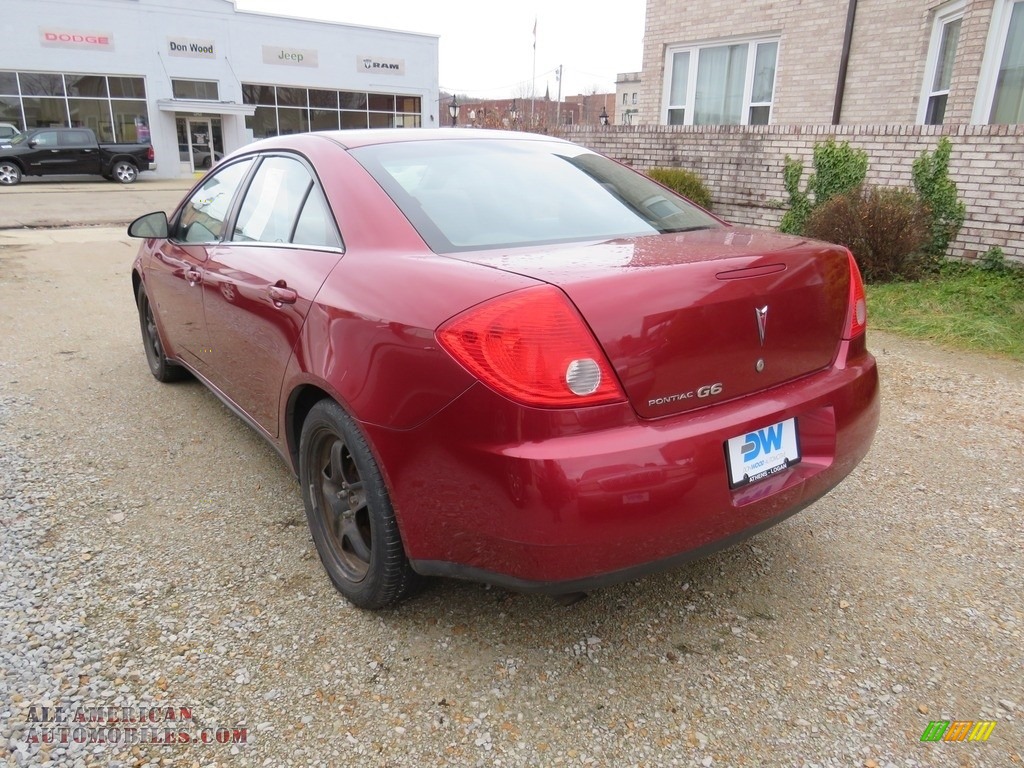 2008 G6 Sedan - Performance Red Metallic / Ebony Black photo #12