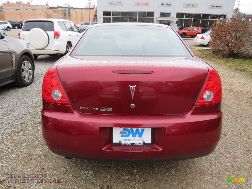2008 G6 Sedan - Performance Red Metallic / Ebony Black photo #13