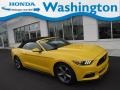 Ford Mustang V6 Convertible Triple Yellow Tricoat photo #2