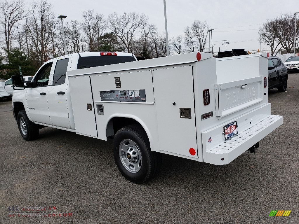 2019 Silverado 2500HD Work Truck Double Cab 4WD Chassis - Summit White / Dark Ash/Jet Black photo #4